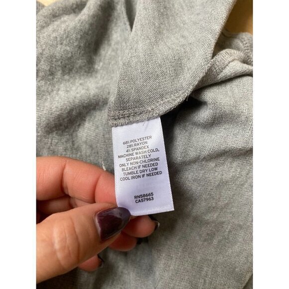 BP BNWOT women cropped stitch gray supersoft buttons sweater - Picture 5 of 6